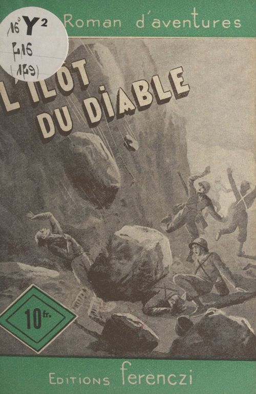 Couverture ebook de L'îlot du diable, de Paul Dargens