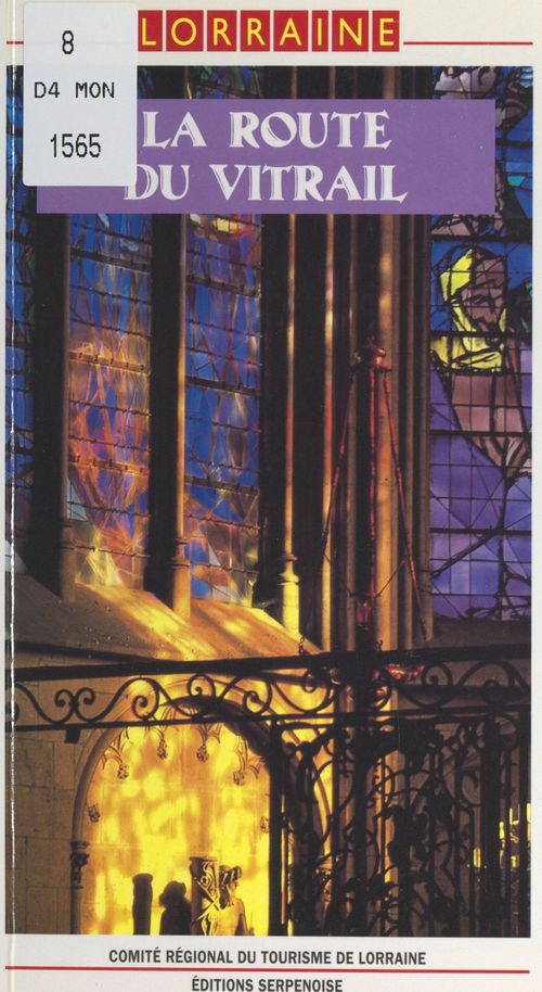Couverture ebook de La route du vitrail, de Francis Roussel