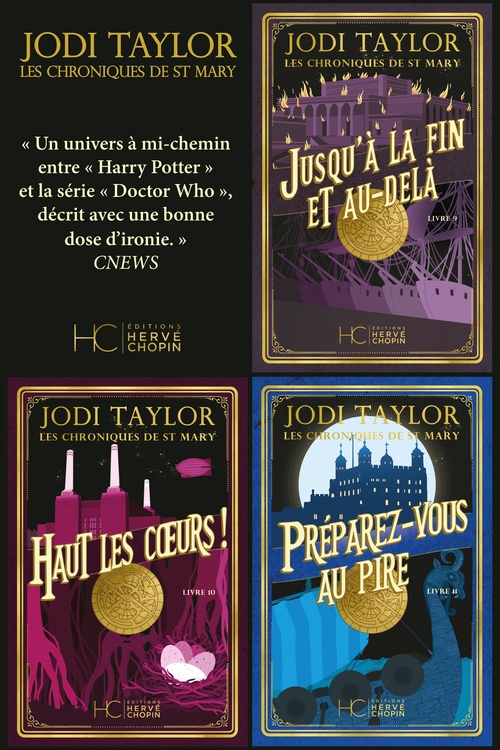Couverture ebook de Pack Les Chroniques de St Mary - Tomes 9 à 11, de Jodi Taylor