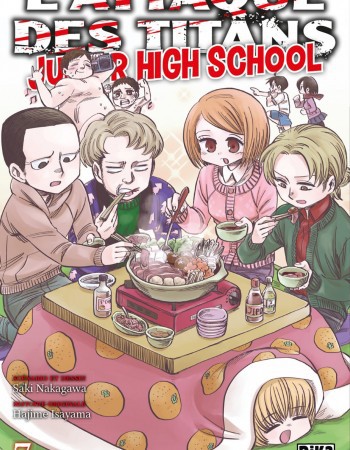 ebook cover of L'Attaque des Titans - Junior High School T07, by Hajime Isayama, Saki Nakagawa