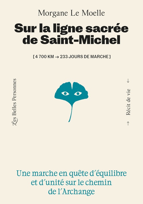 Couverture ebook de Sur la ligne sacrée de Saint Michel - Une quête d'équilibre et d'unité sur le chemin de l'Archange, de Morgane Le Moelle