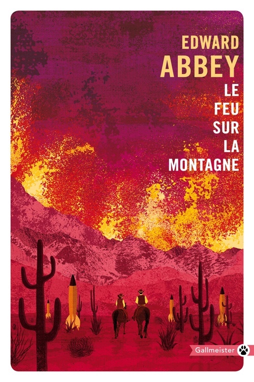 ebook cover of Le feu sur la montagne, by Edward Abbey