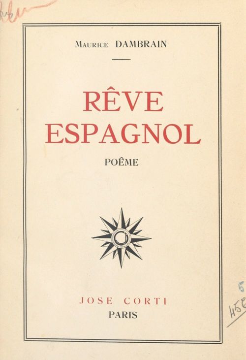 Couverture ebook de Rêve espagnol, de Maurice Dambrain