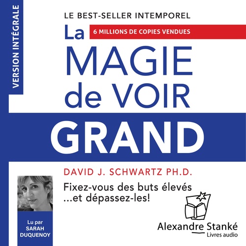 audiobook cover of La magie de voir grand, by David Joseph Schwartz