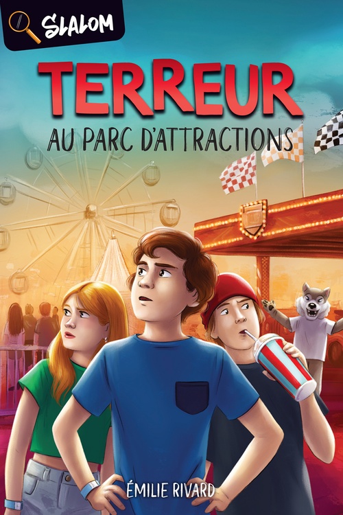 ebook cover of Terreur au parc d'attractions, by Émilie Rivard
