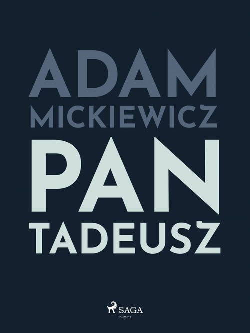 Couverture ebook de Pan Tadeusz, de Adam Mickiewicz