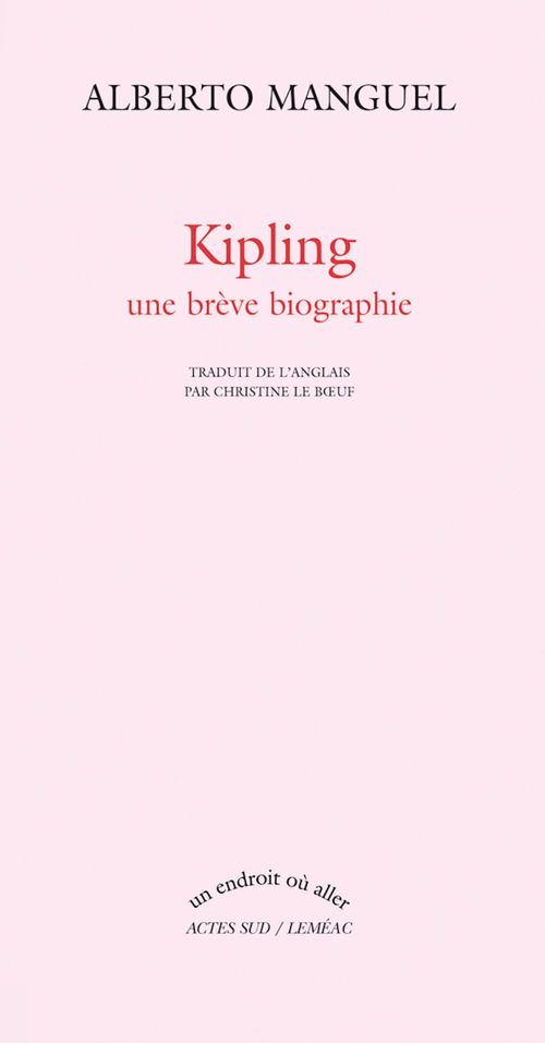 ebook cover of Kipling, by Alberto Manguel