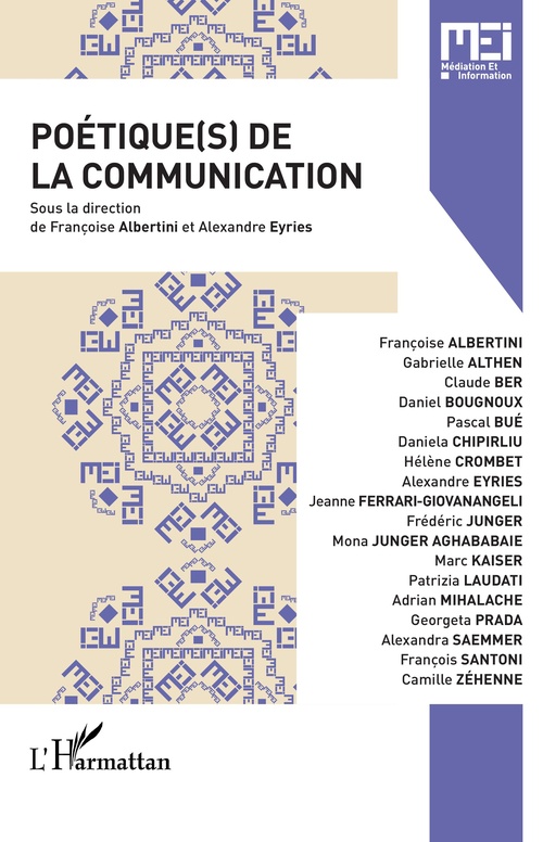 Couverture ebook de Poétique(s) de la communication, de Françoise Albertini, Alexandre Eyries