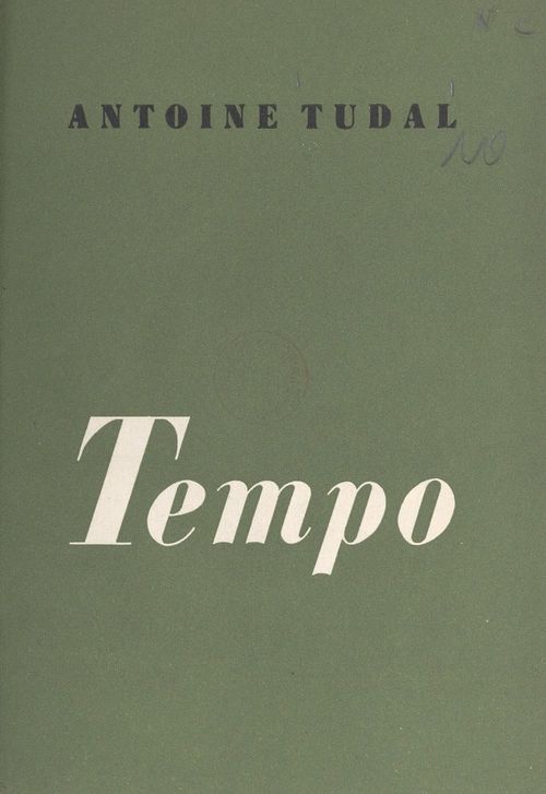 Couverture ebook de Tempo, de Antoine Tudal