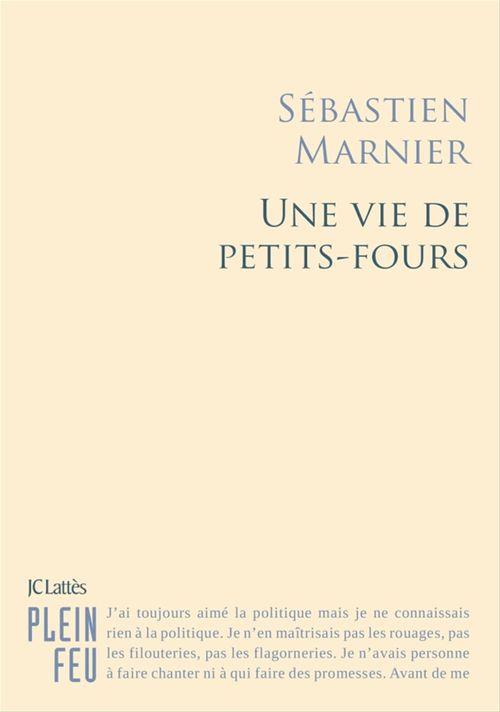 ebook cover of Une vie de petits fours, by Sébastien Marnier