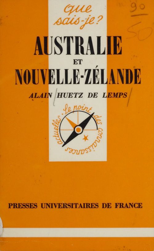 ebook cover of Australie et Nouvelle-Zélande, by Alain Huetz De Lemps