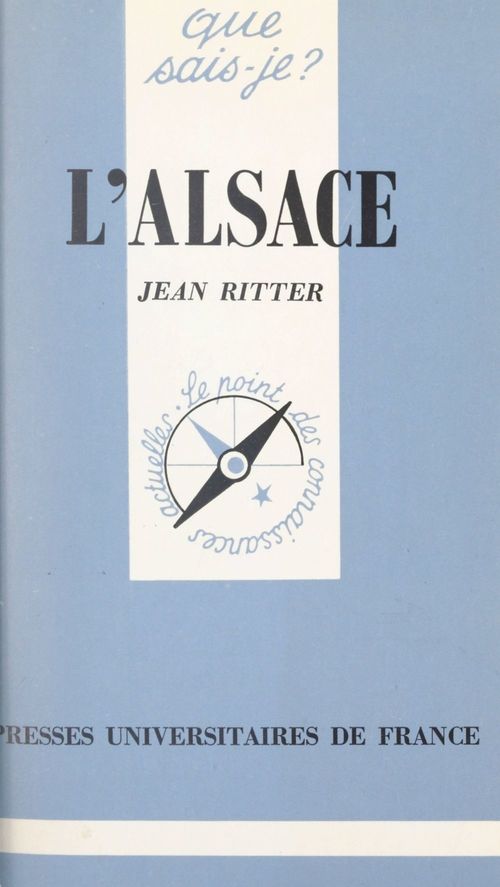 Couverture ebook de L'Alsace, de Jean Ritter