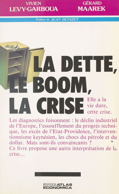 Couverture ebook de La dette, le boom, la crise, de Levy-Garbo
