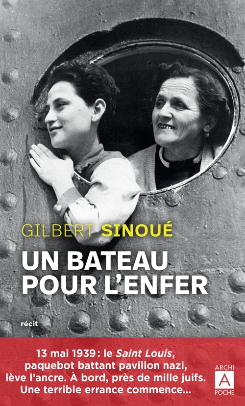 Couverture ebook de Un bateau pour l'enfer, de Gilbert Sinoué