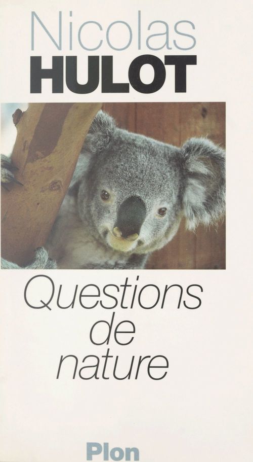 ebook cover of Questions de nature, by Nicolas Hulot