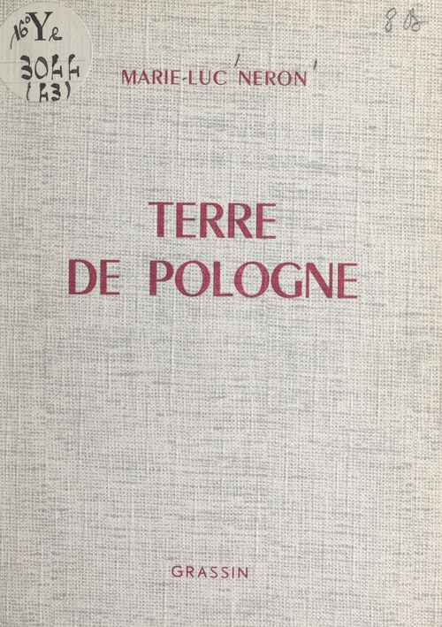 Couverture ebook de Terre de Pologne, de Marie-Luc Neron