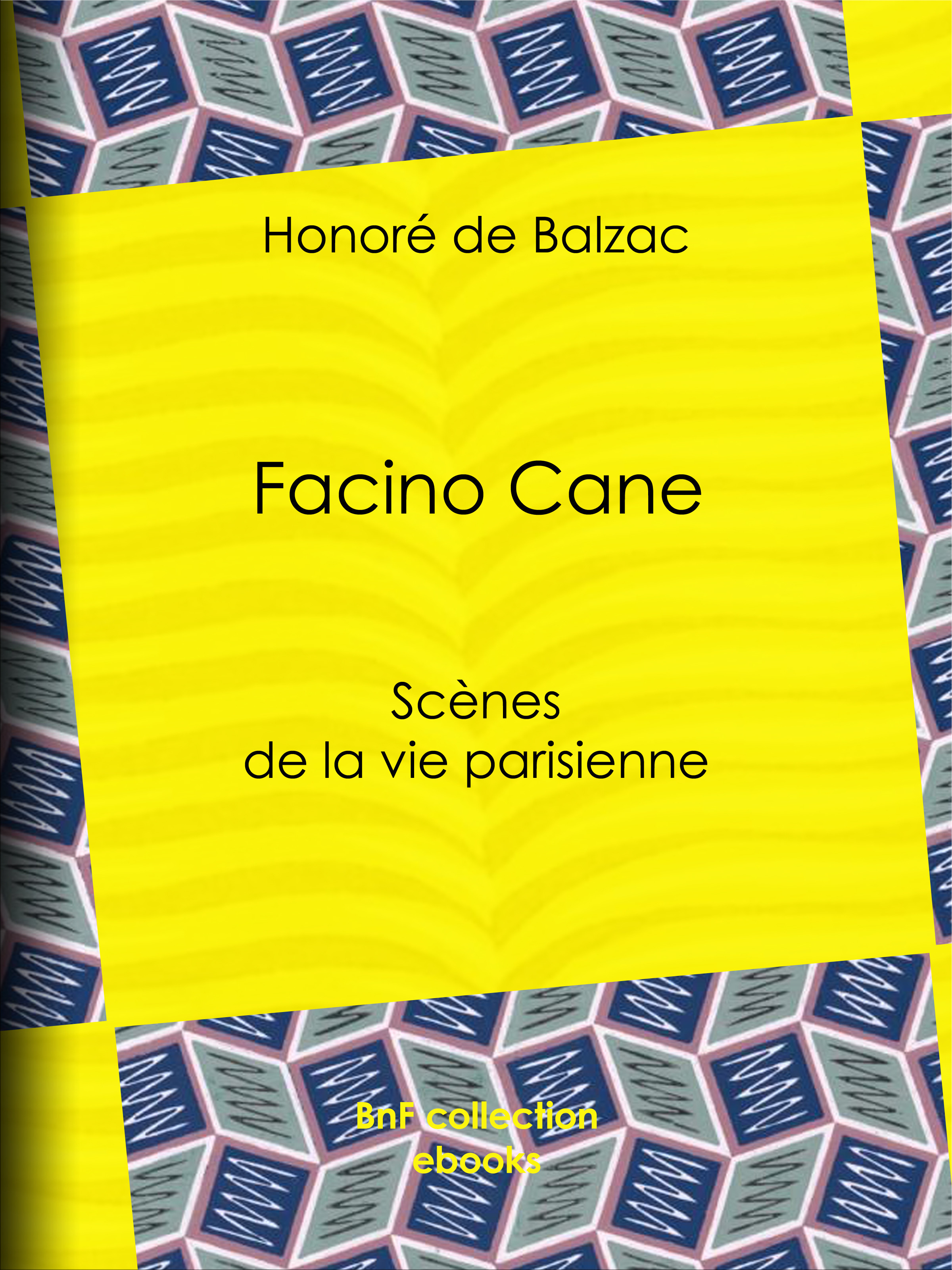 ebook cover of Facino Cane, by Honoré de Balzac