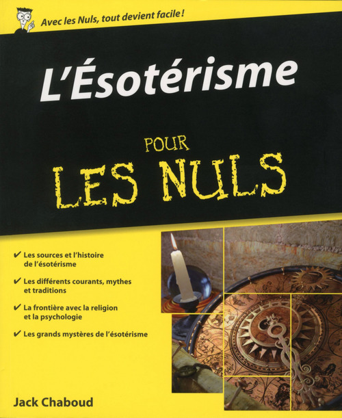 Couverture ebook de L'ésotérisme Pour les Nuls, de Jack Chaboud