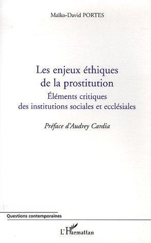 Couverture ebook de Les enjeux éthiques de la prostitution, de Maïko-david Portes