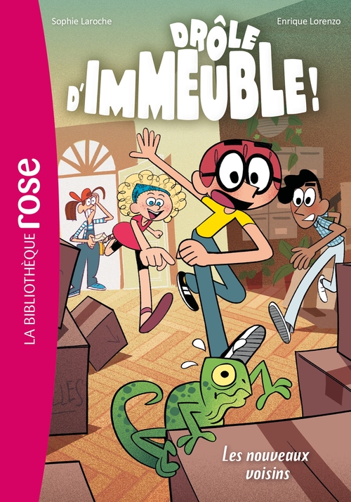 ebook cover of Drôle d'immeuble ! 01 - Les nouveaux voisins, by Sophie Laroche, Enrique Lorenzo