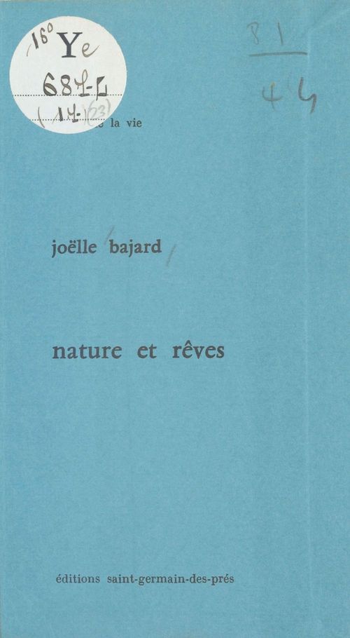 Couverture ebook de Nature et Rêves, de Joelle Bajard