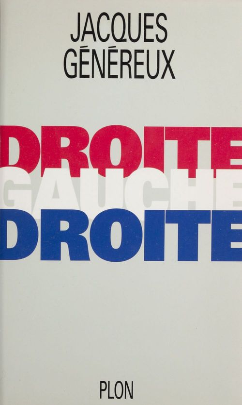 Couverture ebook de Droite, gauche, droite..., de Jacques Généreux