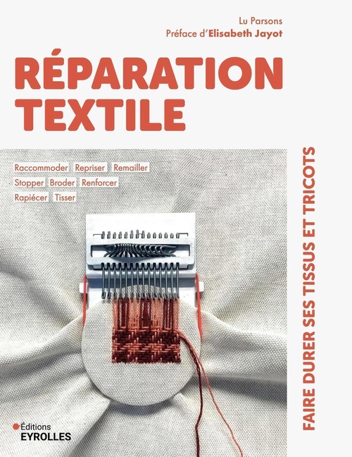 Couverture ebook de Réparation textile, de Lu Parsons