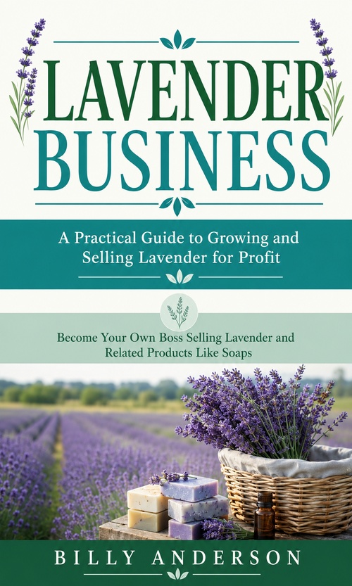 Couverture ebook de Lavender Business: A Practical Guide to Growing and Selling Lavender for Profit, de Billy Anderson
