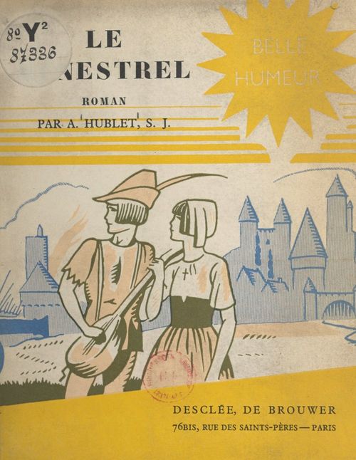 Couverture ebook de Le ménestrel, de Albert Hublet