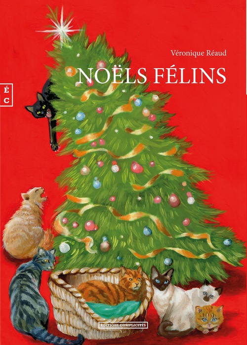 Couverture ebook de Noëls félins, de Véronique Réaud