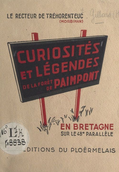Couverture ebook de Curiosités et légendes de la forêt de Paimpont, de Henri Gillard
