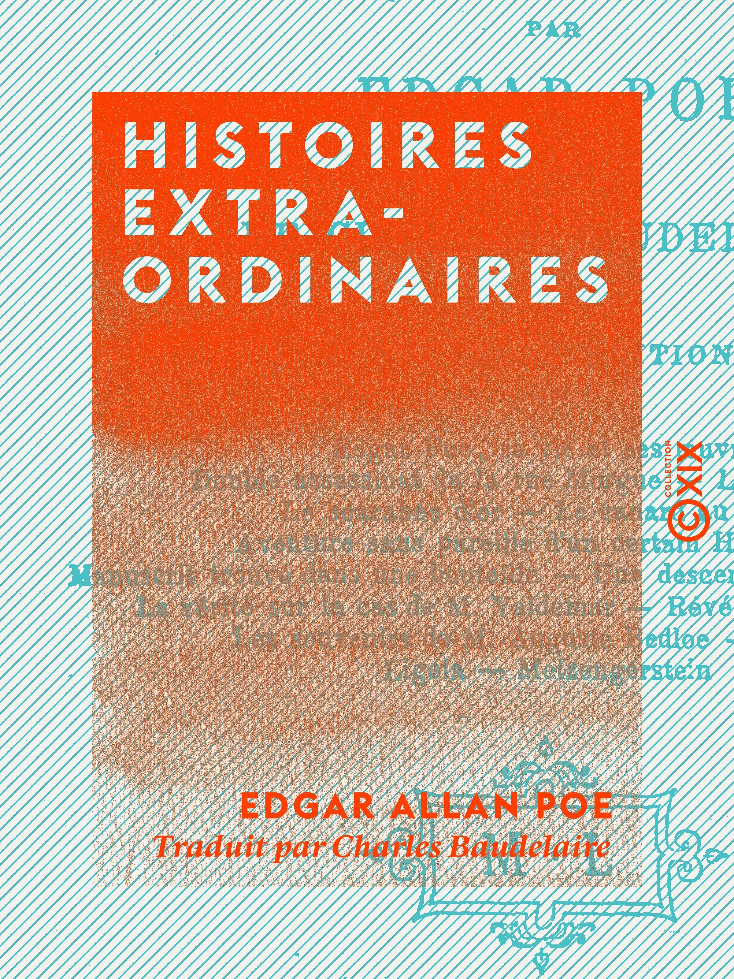 Couverture ebook de Histoires extraordinaires, de Charles Baudelaire, Edgar Allan Poe