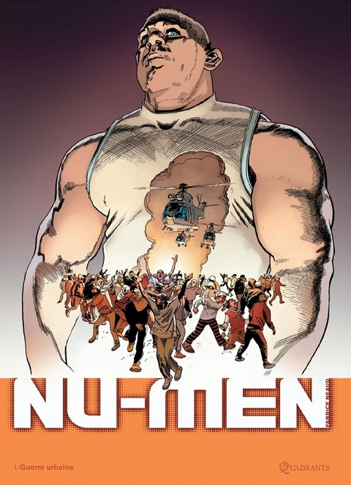 Couverture ebook de Nu-Men T01 - Guerre urbaine, de Fabrice Neaud
