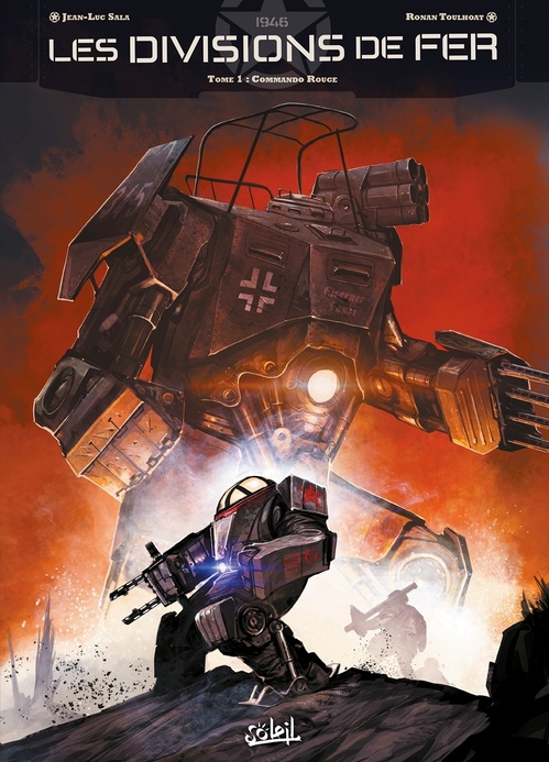 ebook cover of Les Divisions de fer T01 - Commando rouge, by Jean-Luc Sala