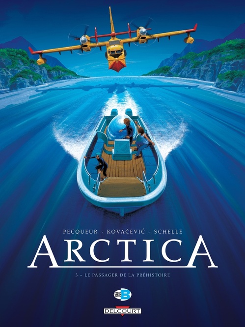 Couverture ebook de Arctica T03 - Le Passager de la Préhistoire, de Daniel Pecqueur