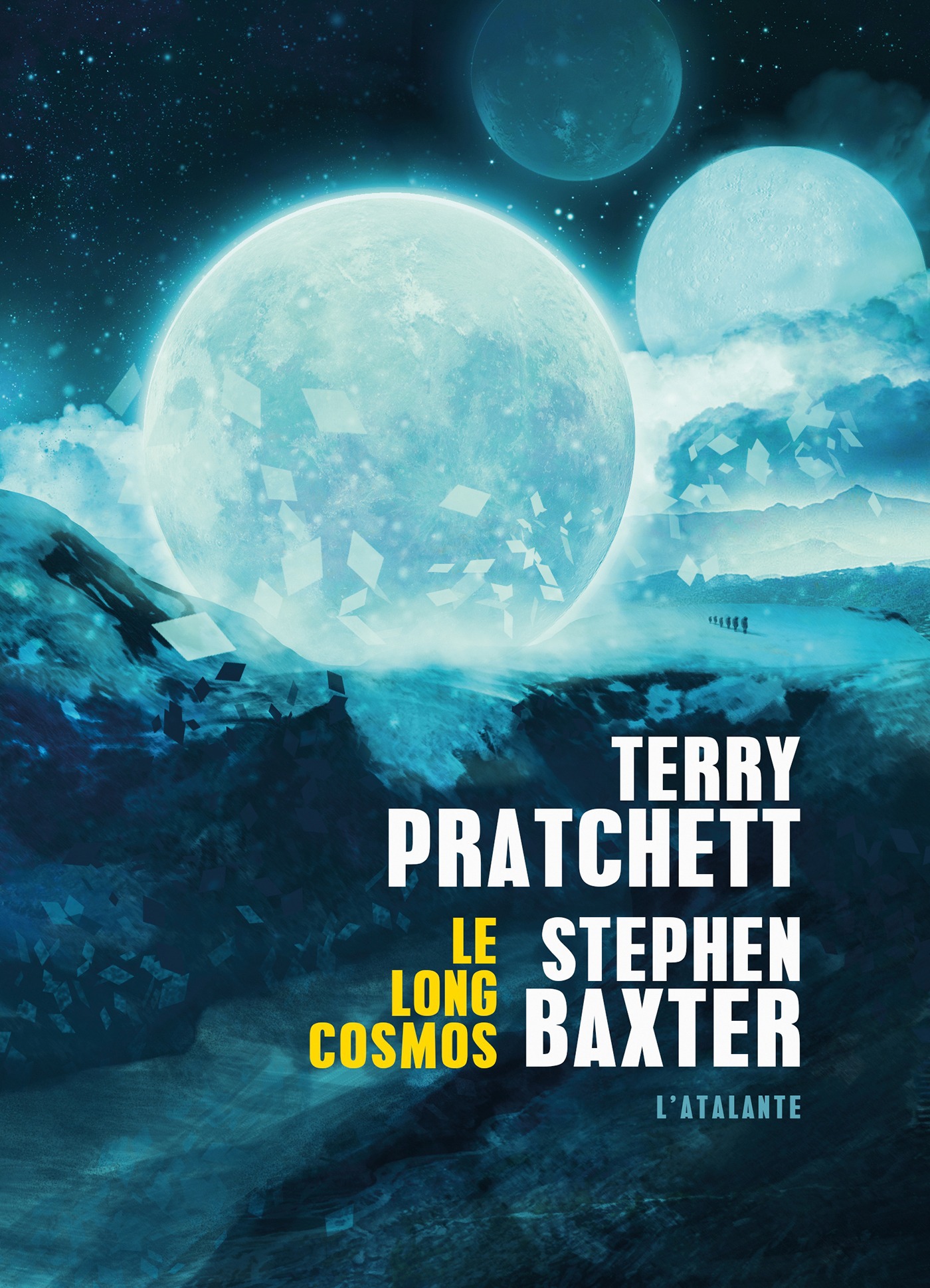 ebook cover of Le long cosmos, by Stephen Baxter, Terry Pratchett