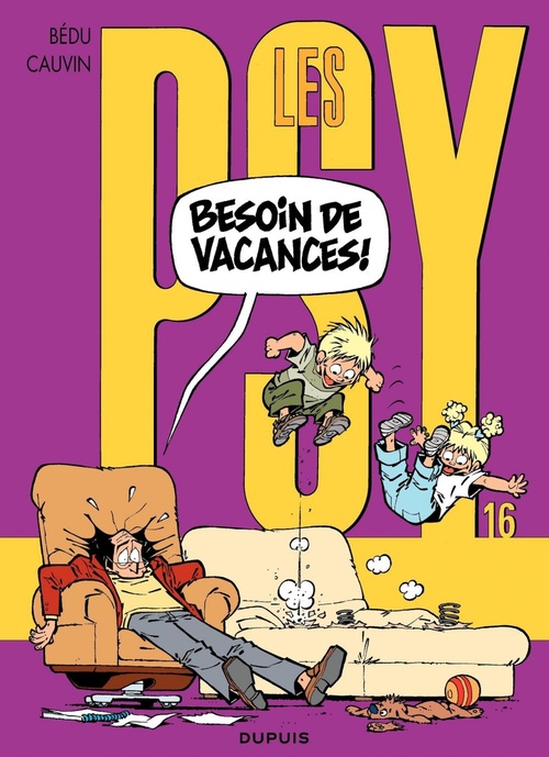 ebook cover of Les Psy - Tome 16 - Besoin de vacances !, by Raoul Cauvin, Bédu