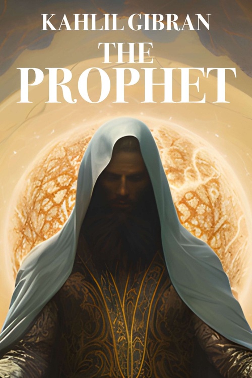 ebook cover of The Prophet, by Kahlil Gibran