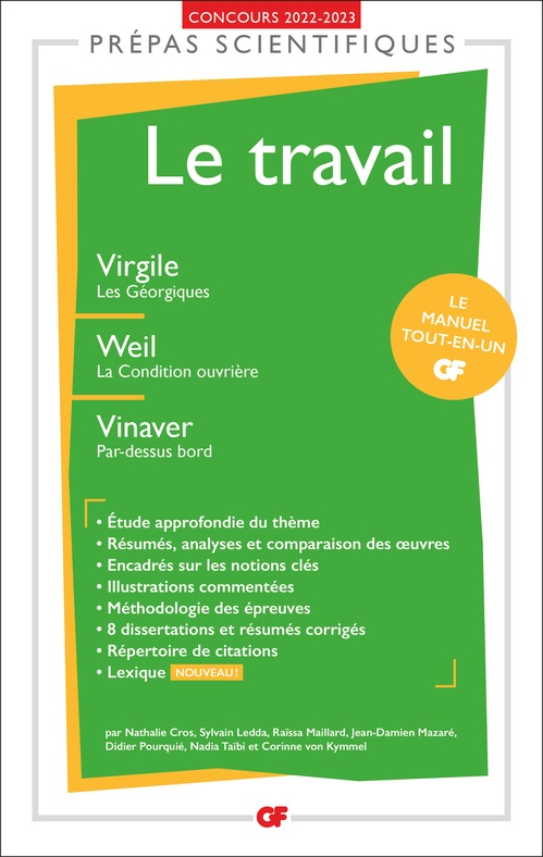 ebook cover of Le travail - Prépas scientifiques 2023, by Collectif