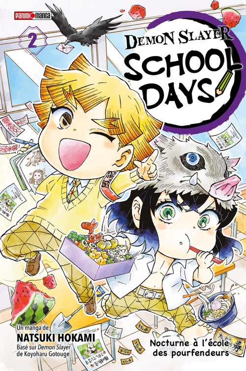 ebook cover of Demon Slayer School Days T02, by Natsuki Hokami, Koyoharu Gotouge