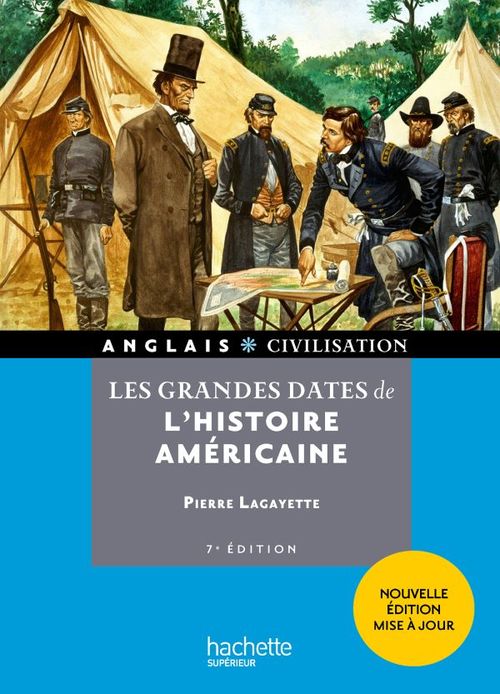 Couverture ebook de HU - Les grandes dates de l'histoire américaine (7e édition) - Ebook epub, de Pierre Lagayette