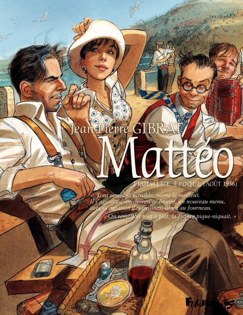ebook cover of Mattéo. Troisième époque (août 1936), by Jean-Pierre Gibrat