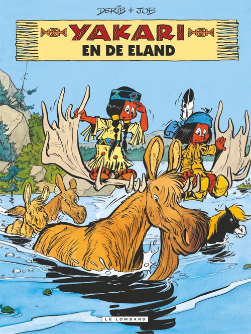 Couverture ebook de Yakari en de eland, de Derib, Job