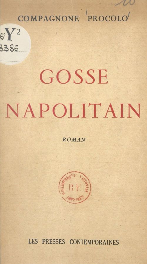 Couverture ebook de Gosse napolitain, de Aoli Mario, Compagnone Procolo