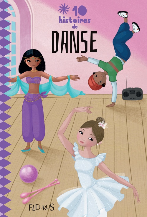 Couverture ebook de 10 histoires de danse, de Collectif