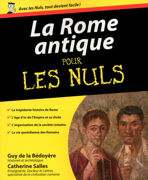 ebook cover of La Rome antique pour les nuls, by Guy de La Bedoyère, Catherine Salles