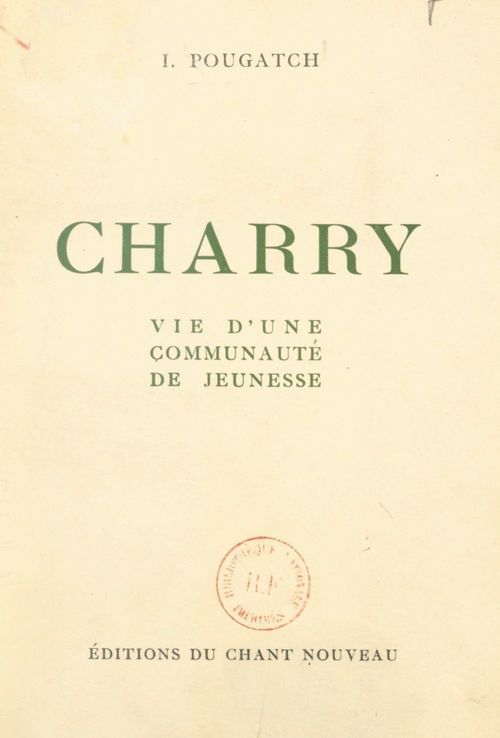 ebook cover of Charry, vie d'une communauté de jeunesse, by Isaac Pougatch