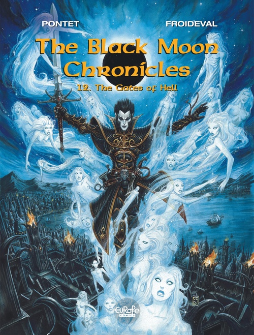 Couverture ebook de The Black Moon Chronicles - Volume 12 - The Gates of Hell, de François Froideval