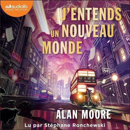audiobook cover of J'entends un nouveau monde -  par l'auteur de V pour Vendetta, by Alan Moore