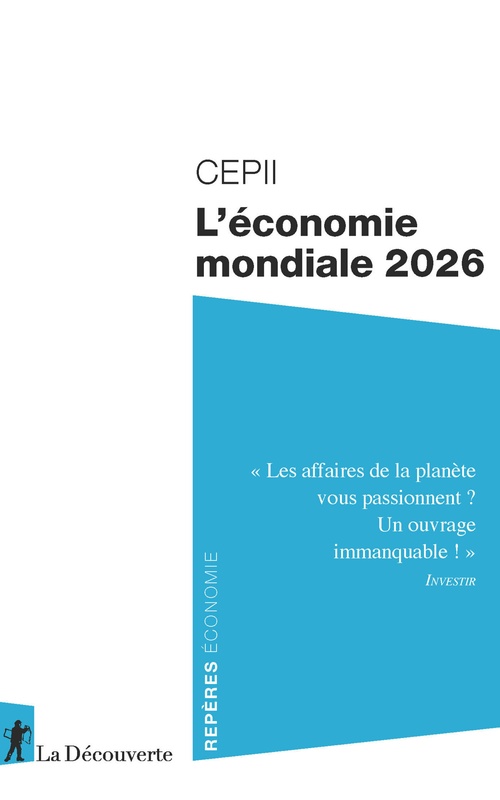 Couverture ebook de L'économie mondiale 2026, de CEPII (Centre d'études prospectives et d'informations internationales)